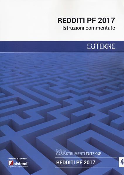 Redditi PF 2017. Istruzioni commentate - copertina