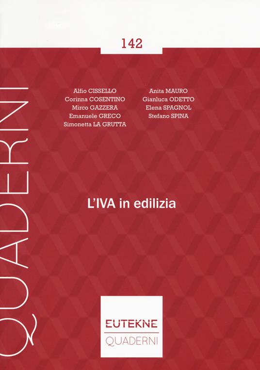 L'IVA in edilizia - copertina