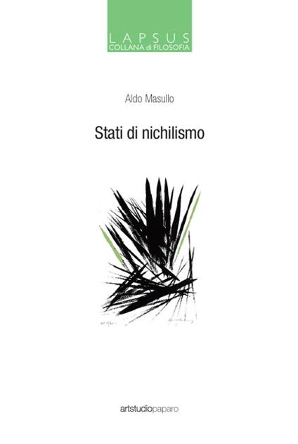Stati di nichilismo - Aldo Masullo - copertina