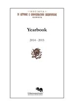 Yearbook 2014-2015. Società di letture e conversazioni scientifiche. Genova