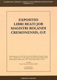 Exposizio libri beati job magistri Rolandi Cremonensis - copertina
