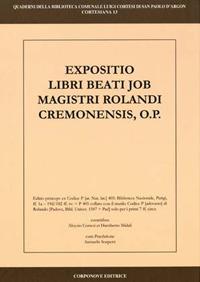 Exposizio libri beati job magistri Rolandi Cremonensis - copertina
