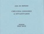 Che cosa leggere a ottant'anni