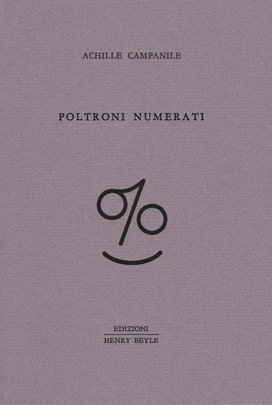 Poltroni numerati - Achille Campanile - copertina