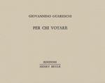 Per chi votare