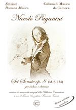 Paganini Niccolò. Sei sonate op.8 (M.S. 134) per violino e chitarra. The first edition-Erom 0061