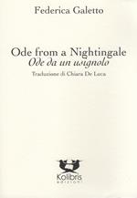 Ode from a nightingale-Ode da un usignolo. Ediz. bilingue
