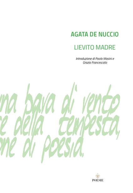 Lievito madre - Agata De Nuccio - copertina