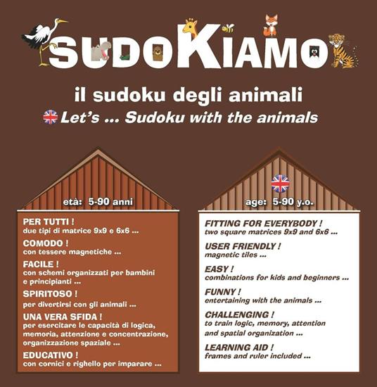Sudokiamo. Il sudoku degli animali - Annalisa Lonati - copertina