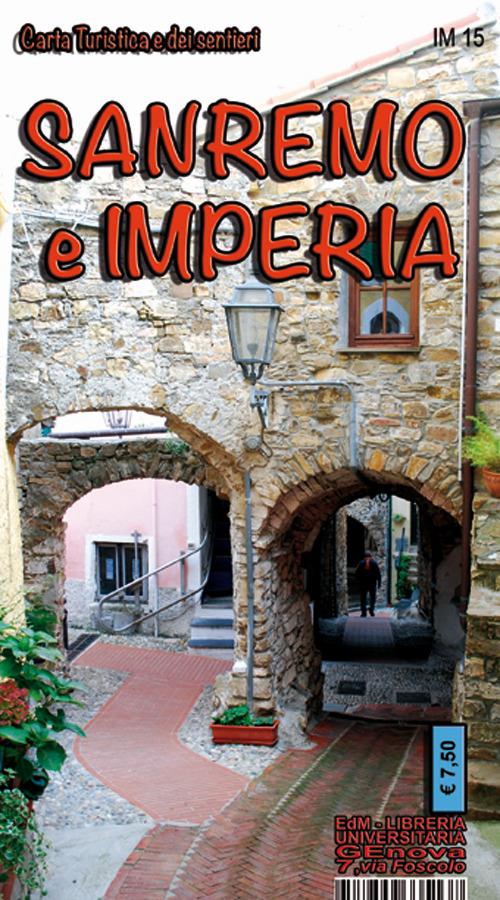 Sanremo e Imperia. Carta dei sentieri 1:25.000. Ediz. multilingue - Stefano Tarantino,Silvia Torchio,Andrea Vigo - copertina