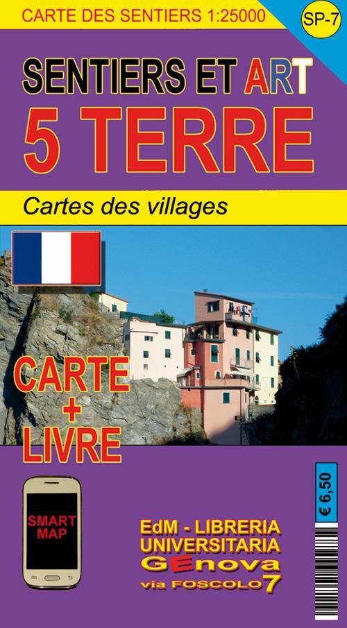 SP 7 Sentiers et art Cinque Terre 1:25.000 - copertina