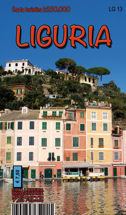 Liguria. Carta turistica 1:250.000 - copertina