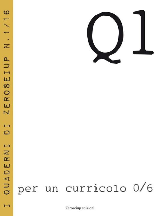 Per un curricolo 0/6 - copertina