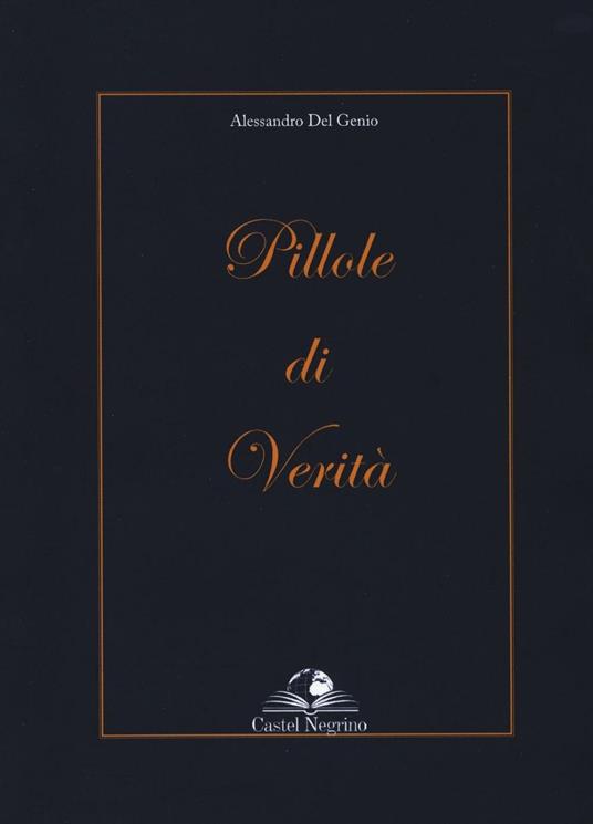Pillole di verità - Alessandro Del Genio - copertina