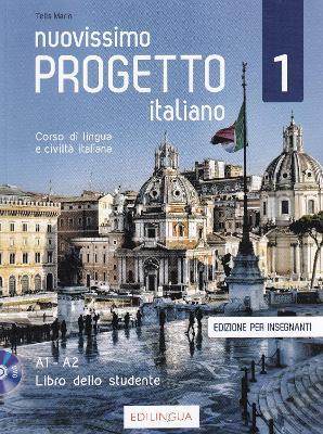Nuovissimo Progetto italiano. Corso di lingua e civiltà italiana. Libro dell'insegnante. Con DVD-ROM. Vol. 1 - Telis Marin - copertina
