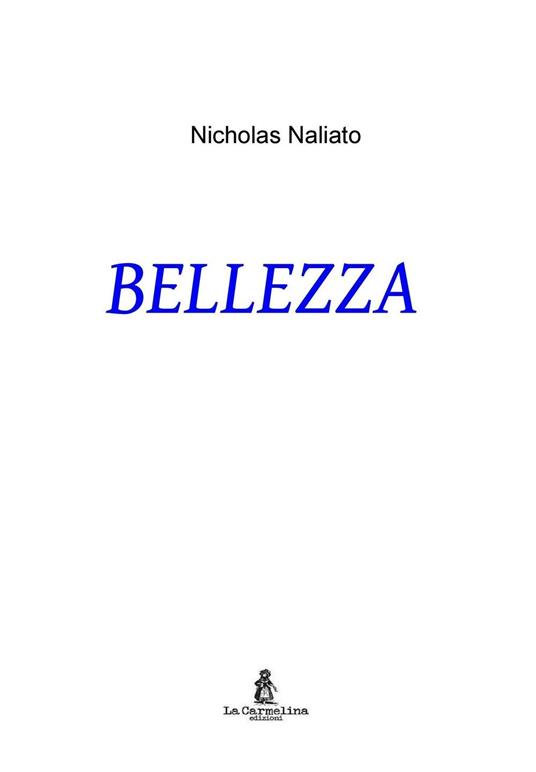 Bellezza - Nicholas Naliato - copertina