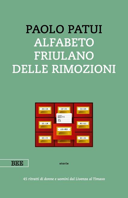 Alfabeto friulano delle rimozioni. 45 ritratti di donne e uomini dal Livenza al Timavo - Paolo Patui - copertina