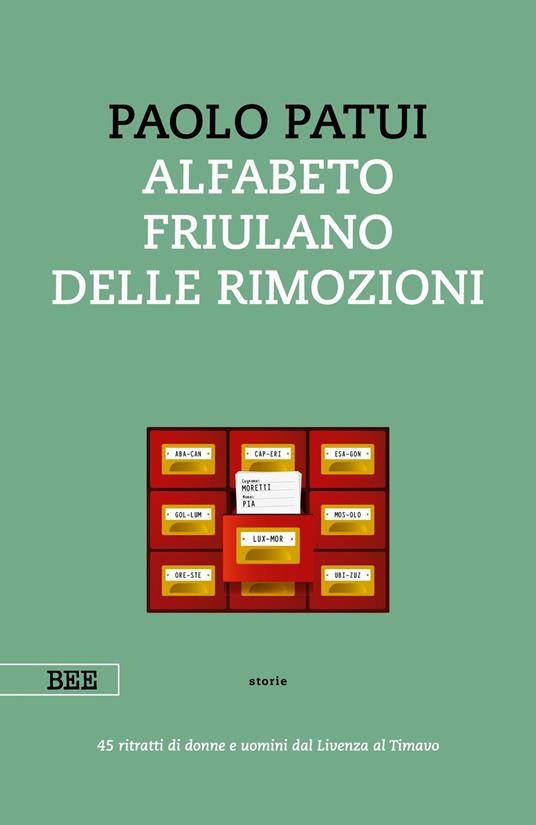 Alfabeto friulano delle rimozioni. 45 ritratti di donne e uomini dal Livenza al Timavo - Paolo Patui - copertina