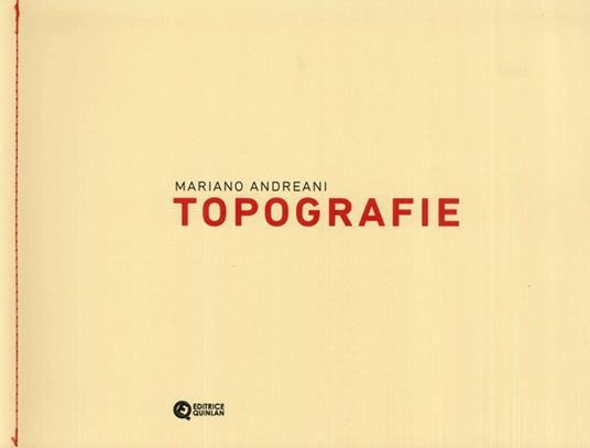 Mariano Andreani. Topografie - copertina