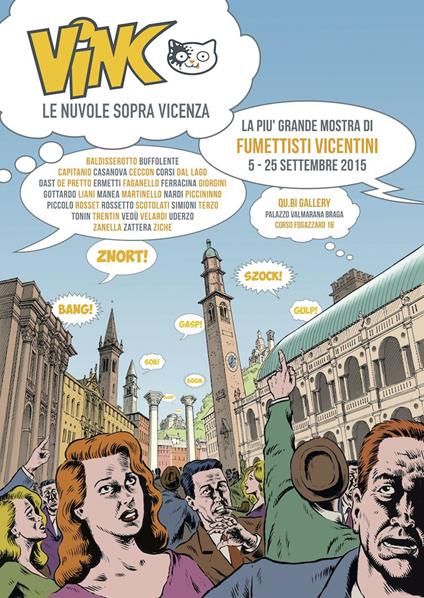 ViNC. Le nuvole sopra Vicenza. Mostra di fumettisti e illustratori vicentini. Ediz. illustrata - copertina