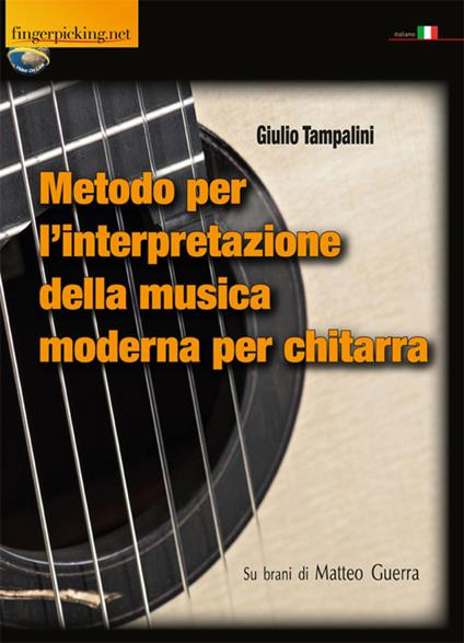 Metodo per l'interpretazione della musica moderna per chitarra - Giulio Tampalini - copertina