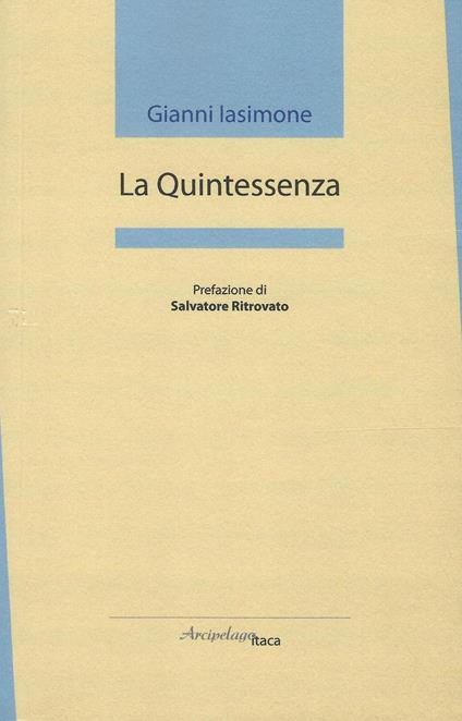 La quintessenza - Gianni Iasimone - copertina