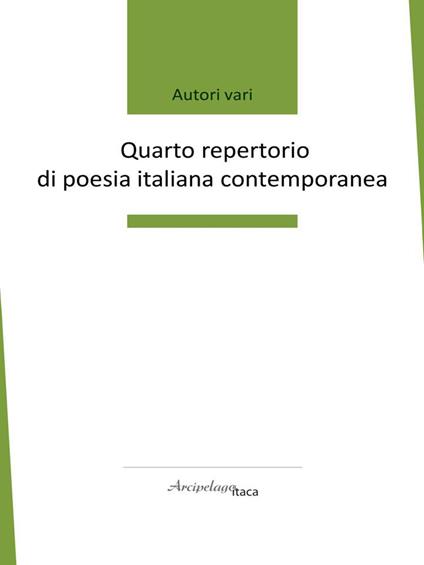 Quarto repertorio di poesia italiana contemporanea - copertina