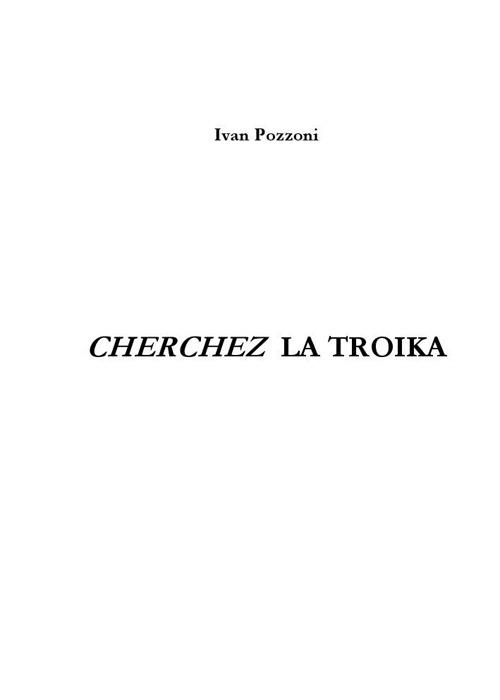 Cherchez la troika - Ivan Pozzoni - copertina