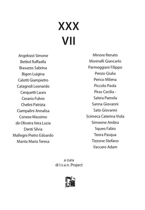 XXX. Vol. 7 - copertina