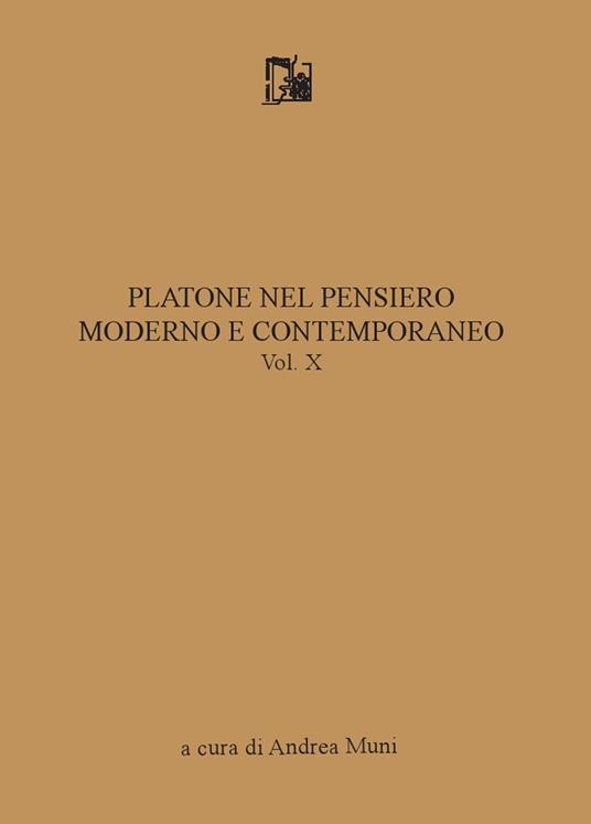 Platone nel pensiero moderno e contemporaneo - copertina