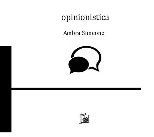 Opinionistica - Ambra Simeone - copertina