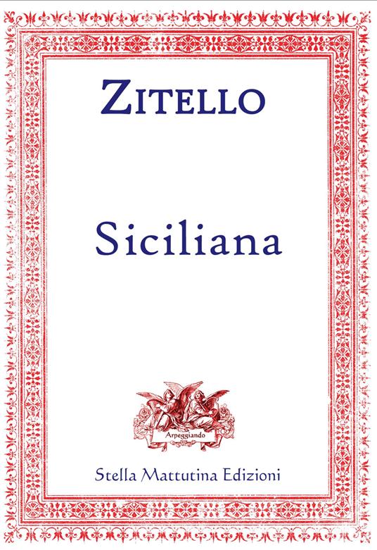 Siciliana. Versione per il Concorso suoni d'Arpa 2016 - Vincenzo Zitello - copertina