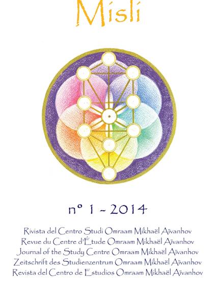 Misli. Rivista del centro studi Omraam Mikhaël Aïvanhov (2014). Vol. 1 - copertina