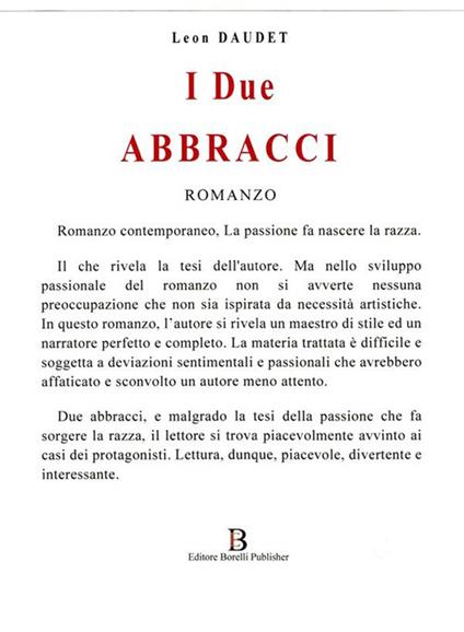 I due abbracci - Leon Daudet - ebook