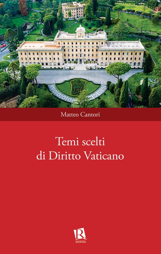 Temi scelti di diritto vaticano - Matteo Cantori - copertina
