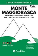 Monte Maggiorasca. Carta Escursionistica: Santo Stefano D'Aveto, Rezzoaglio, Parco dell'Aveto, Alta Valle del Ceno 1:25.000