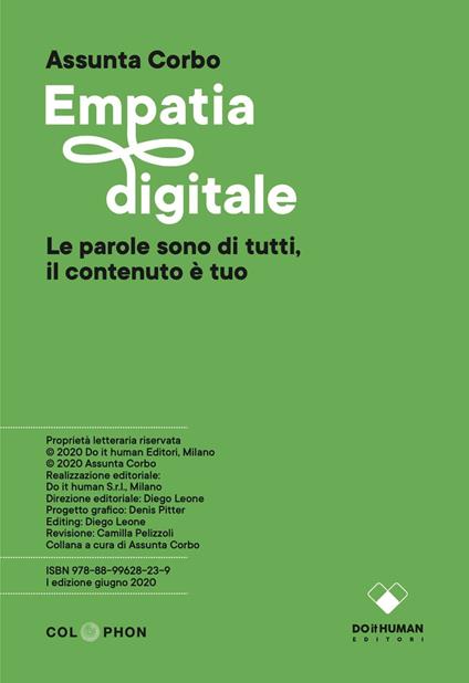 Empatia digitale - Assunta Corbo - copertina