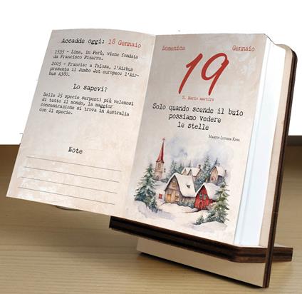 Calendario letterario del buongiorno 2025 - copertina