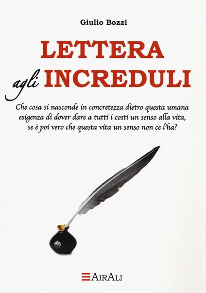 Lettera agli increduli - Giulio Bozzi - copertina