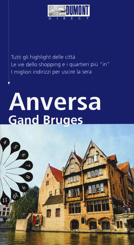 Anversa Gand Bruges. Con mappa. Con Carta geografica ripiegata - Patricia Fridrich - copertina