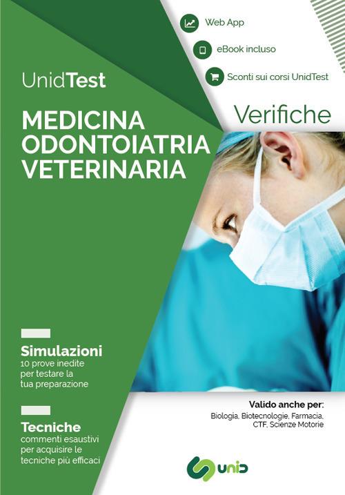 UnidTest. Medicina odontoiatria veterinaria. Verifiche. Simulazioni. Tecniche. Con app. Con ebook - copertina
