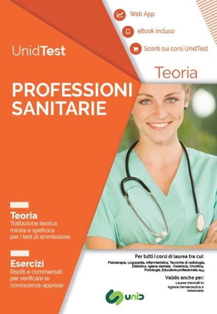 UnidTest. Professioni sanitarie. Teoria. Esercizi. Con app. Con ebook - copertina