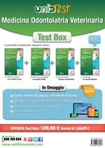 Test box medicina odontoiatria veterinaria: Manuale di teoria-Eserciziario commentato-Prove di verifica-12.000 quiz. Con aggiornamento online. Con app. Con e-book. Con software di simulazione