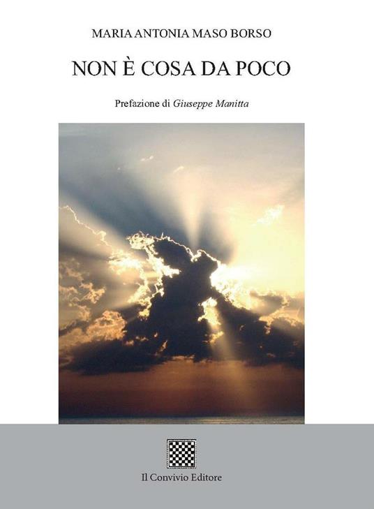 Non è cosa da poco - Maria Antonia Maso Borso - copertina