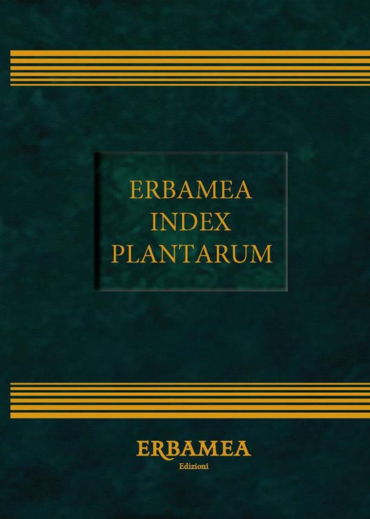 Erbamea index plantarum - copertina