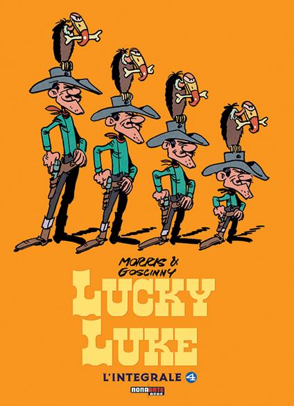 Lucky Luke. L'integrale. Vol. 4: 1957-1958 - Morris,René Goscinny - copertina