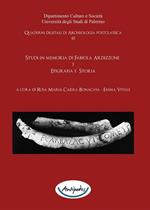 Studi in memoria di Fabiola Ardizzone. Vol. 1: Studi in memoria di Fabiola Ardizzone
