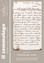 Il sommolago. Periodico di storia, arte e cultura (2021). Vol. 3: Scrivere per vivere. Lettere, diari e memorie autobiografiche di soldati trentini nella Grande Guerra.