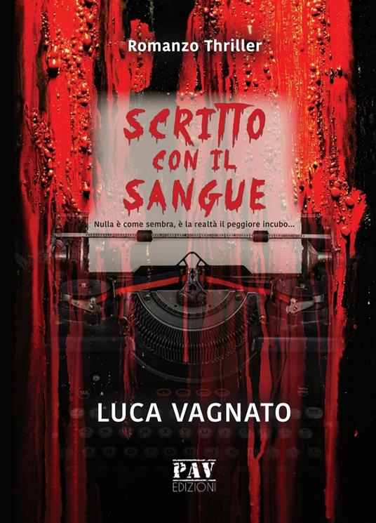 Scritto con il sangue - Luca Vagnato - copertina