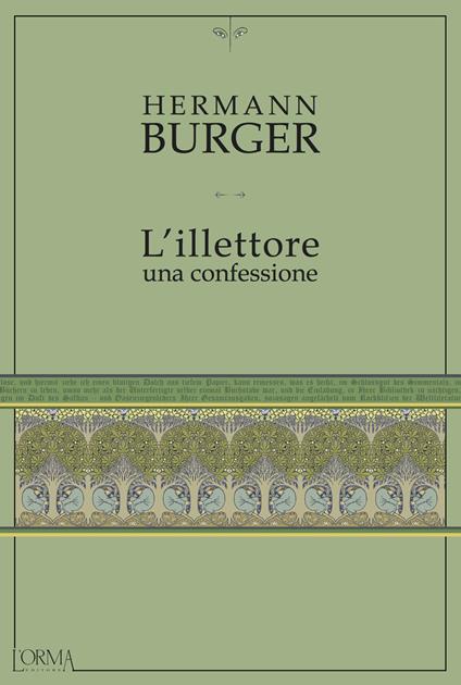 L' illettore. Una confessione - Hermann Bürger - copertina